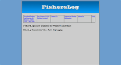 Desktop Screenshot of fisherslog.com